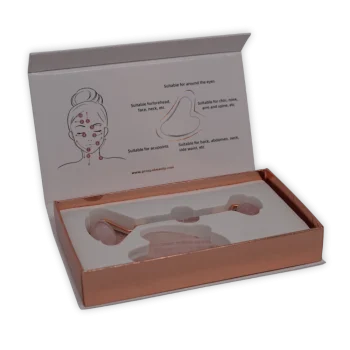Gua Sha Tool and Jade Stone Roller Kit