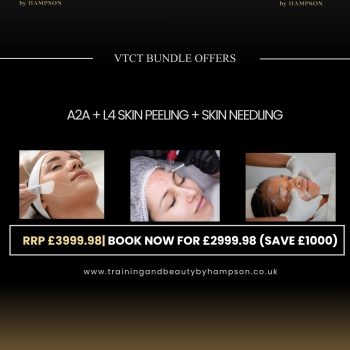 VTCT (ITEC) Access to Aesthetics & Level 4 Skin Needling and Skin Peeling COMBO [JUNE SALE]