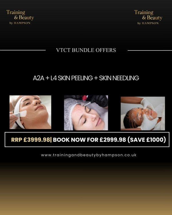 VTCT (ITEC) Access to Aesthetics & Level 4 Skin Needling and Skin Peeling COMBO [JUNE SALE]