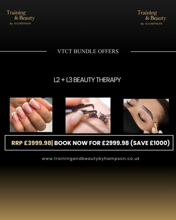 VTCT Level 2 & Level 3 NVQ Diploma in Beauty Therapy General [JUNE SALE]